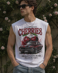 AUREVON Vintage Muscle Car Graphic Sleeveless Tee