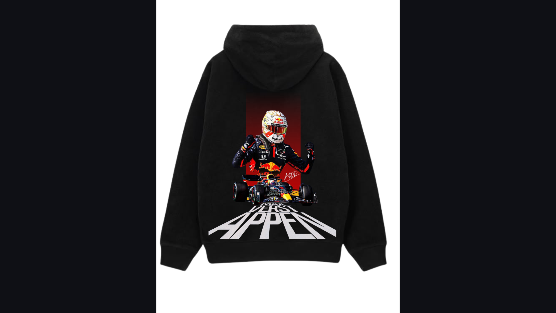 BLACK REDBULL HOODIE